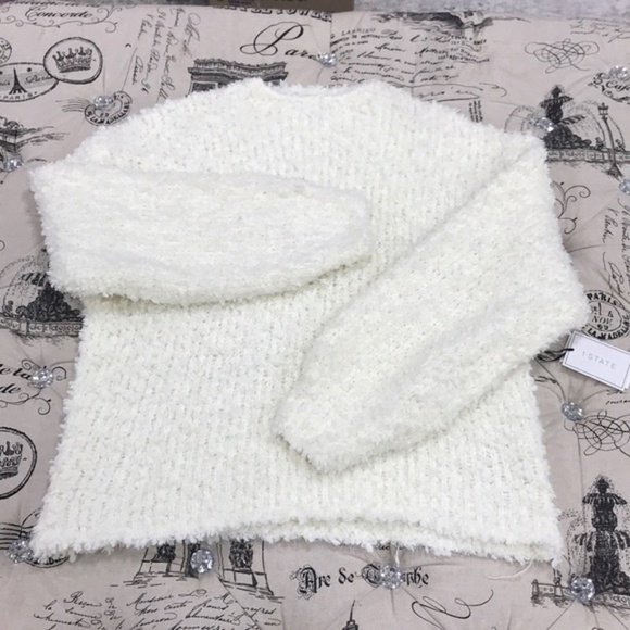 1.state Mock-Neck Poodle-Textured Sweater - Picture 3 of 6